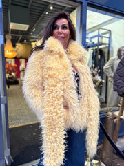 Winterjas super zacht "Geel”