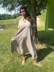 Jurk "Vino" Taupe