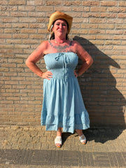Strapless jurkje “Plus Size” tencil