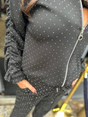 2 delig set “Shine" Zwart