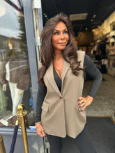 Gilet "Panter taupe" Split