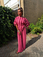 2 delig set "formentera" Roze