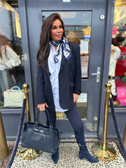 Oversized colbert "Jus de pom" Marine blauw