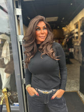 Turtle top "Rosalie" Zwart