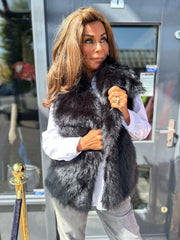 Gilet "Almost autumn" zwart