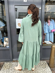 Lange jurk Green