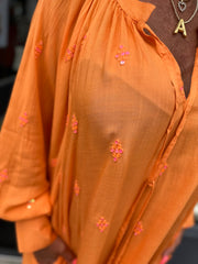 Tuniek Gold&Silver oranje