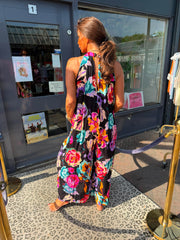 Jumpsuit Gold&Silver Lovely zwart