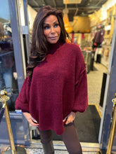 Trui Knitted “oversized” Bordeaux