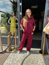 Life isn't perfect set korte mouw "Bordeaux"