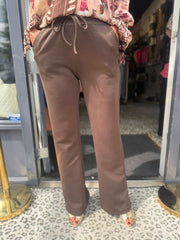 Comfy broek "Lizzy" Donkerbruin