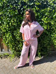 2 delig set “Cloud" Roze