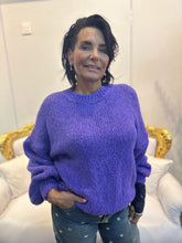 Gebreide trui "Knitted" Paars