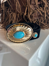 Riem Indiana turquoise zwart