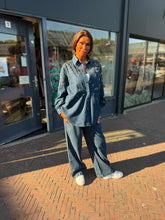 2 delig spijkerset "Glammy” jeansblauw