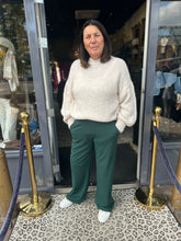 Pantalon "High stretch" groen