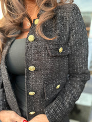 Blazer "Shiny black" Attentif