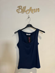 By Swan top mouwloos Navy