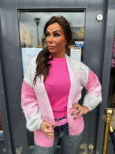 Gebreid vest "January" Roze