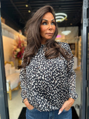 Blouse "Mandy" Zwart