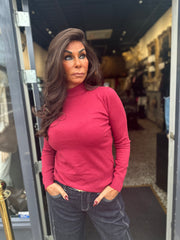 Turtle top "Rosalie" Bordeaux