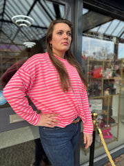 Top gestreept Roze/Licht roze