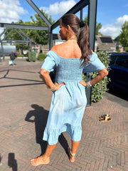 Tencel jurkje "Denim"