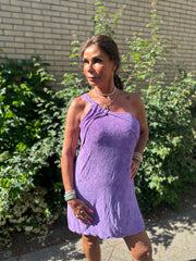 Badstof dress Jane” Paars”