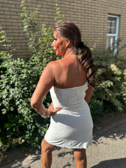 Badstof dress Jane” Wit