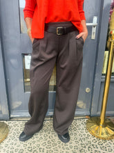 Wide pants Comfy “Brown”