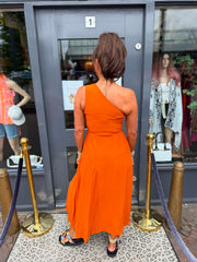 Viscose Jurkje "Rilana" Brique