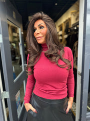 Col top "Amy" bordeaux