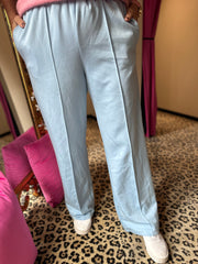 Comfy broek "licht blauw"