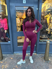 2 delig set “Sporty” bordeaux