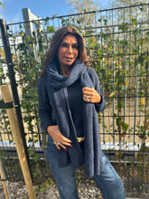 Trui met sjaal “Herfst vibes” Navy