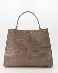 Tas Noelle "Taupe Croco"