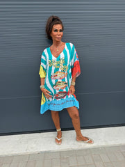 Tuniek jurk met print "Squeeze The day"