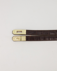 Garcia riem "Croco choco" verstelbaar