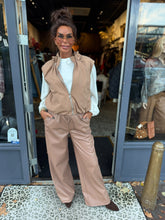 Broek stretch "comfy" camel