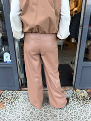 Broek stretch "comfy" camel