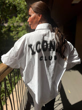 Lange Blouse "Iconic club" wit
