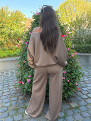 2 delig comfyset offshoulder taupe