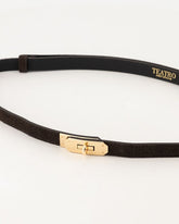 Garcia riem "suede bruin" verstelbaar