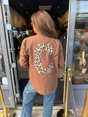 Blouse "C" donkerbruin