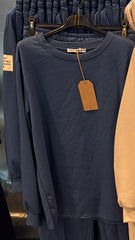 Tweedelig pak “Life” applicatie jeansblauw