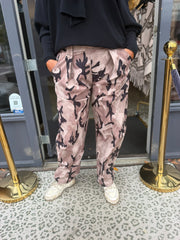 Camo pants beige/zwart
