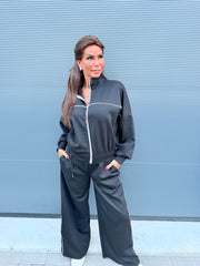 2 delig comfyset Shimmer zwart