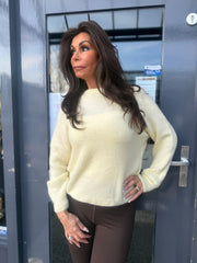 Top lange mouw "Cozy" baby Geel