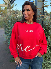Trui "Amore" Rood / Beige