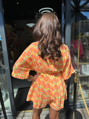Hydrofiele jumpsuit Oranje/Geel